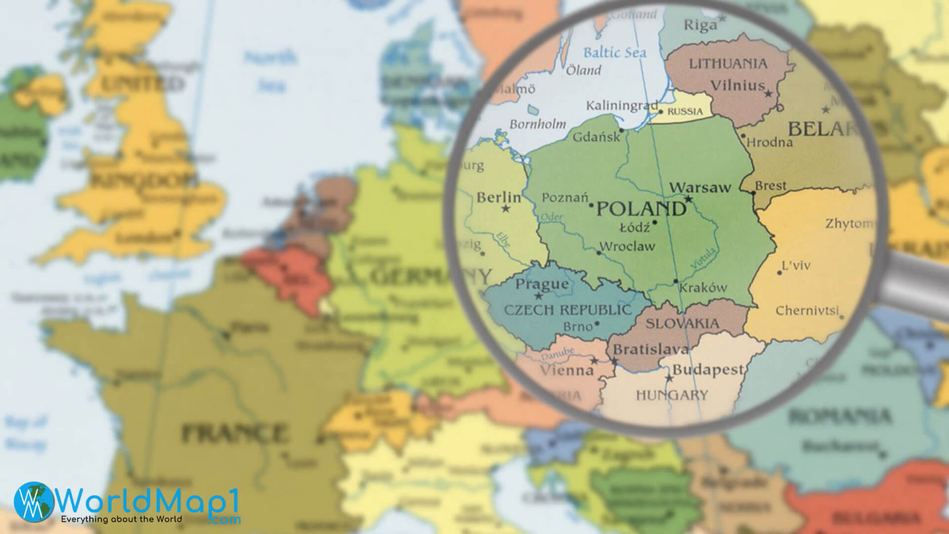 Poland Country Map